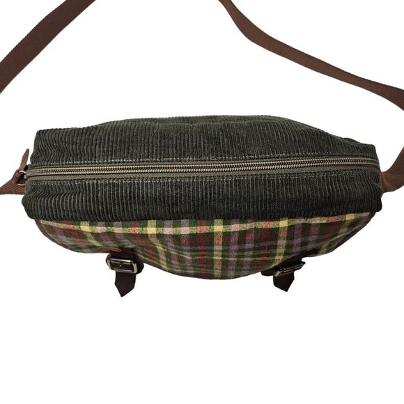 ASEISMANOS Crossbody Bag Plaid Corduroy Rectangle Handcrafted Made in Spain Cute - Picture 3 of 9